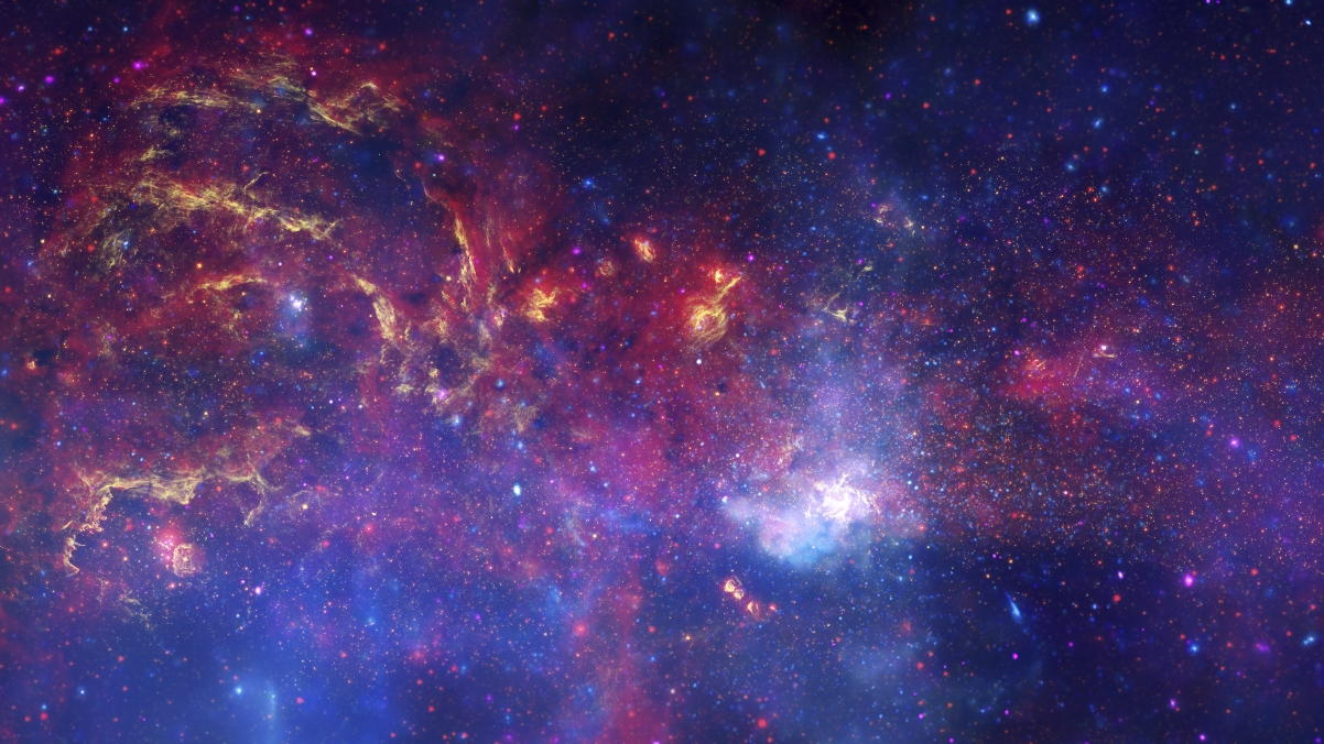 银河系中心4k桌面壁纸