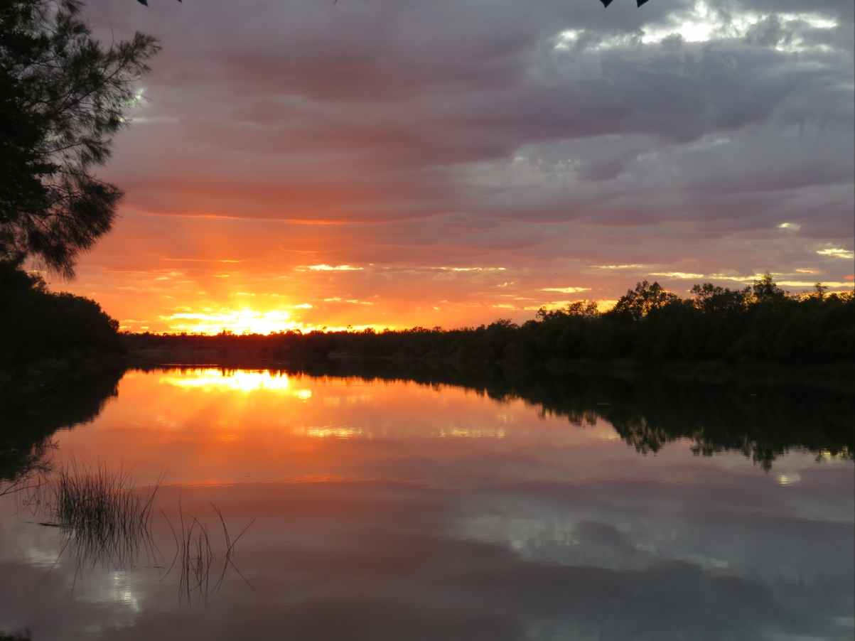 澳大利亚 湖 浪漫 黄昏 日落 4k风景图片