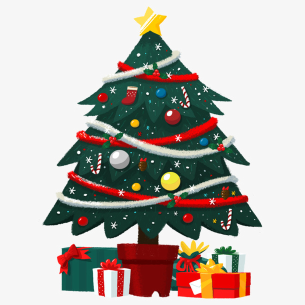 圣诞素材-圣诞树7