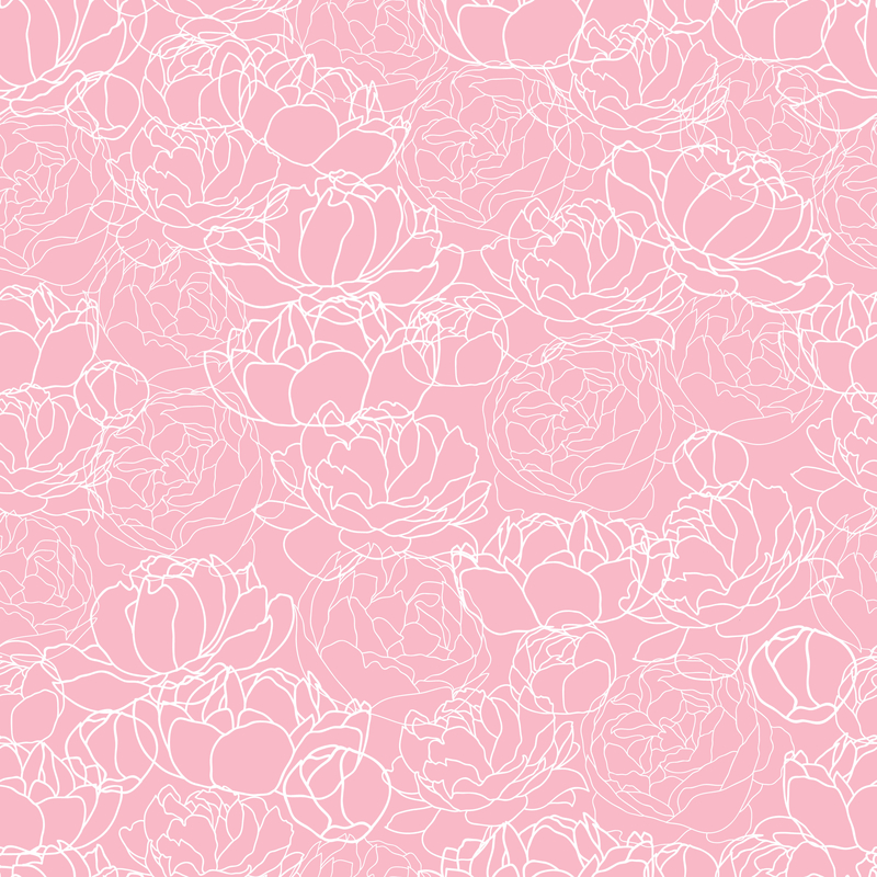 粉色牡丹花纹底纹矢量背景