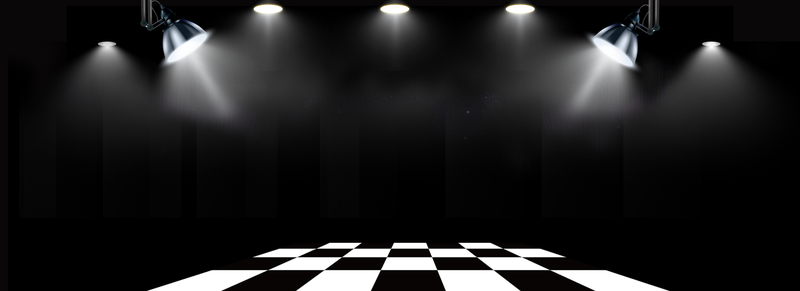 舞台聚光灯黑色通用背景