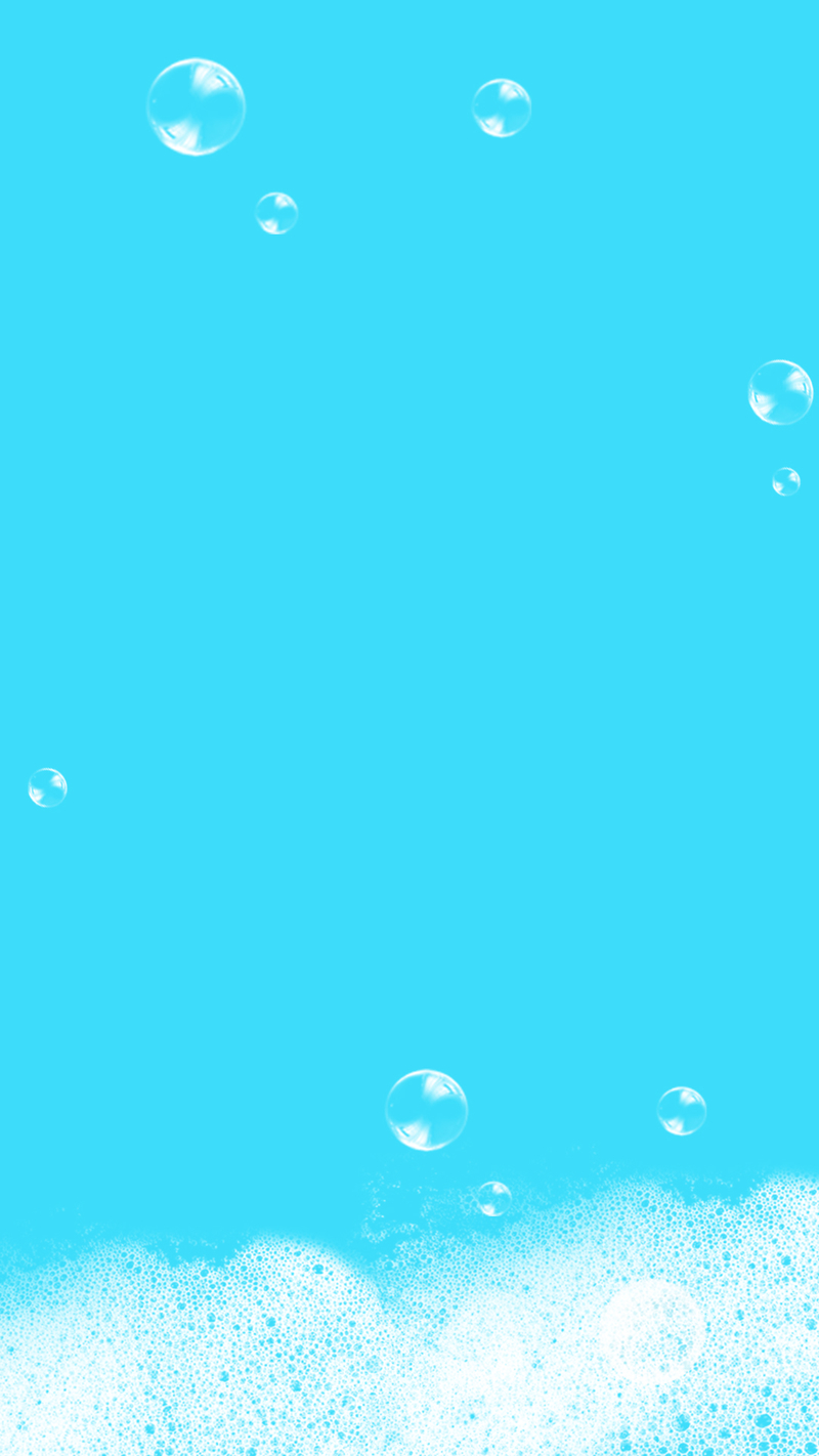 蓝色梦幻泡泡H5背景素材