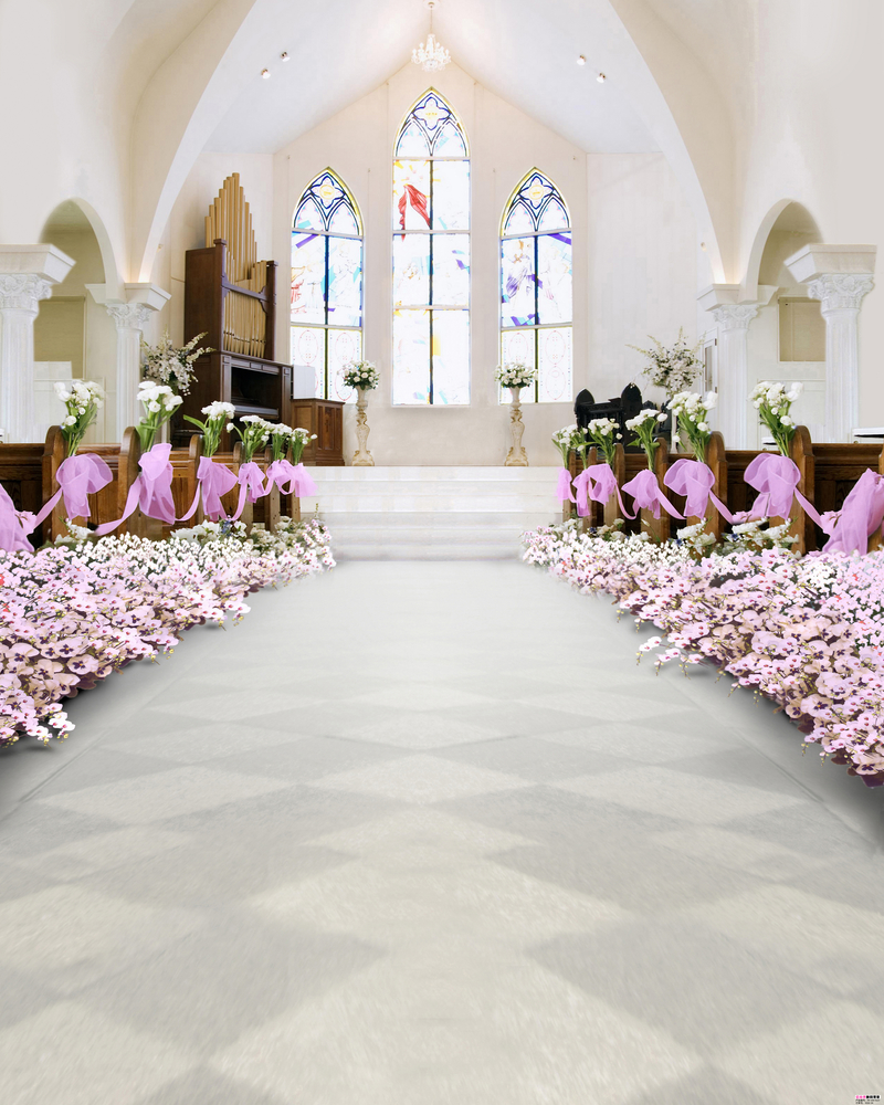 教堂婚礼背景图素材