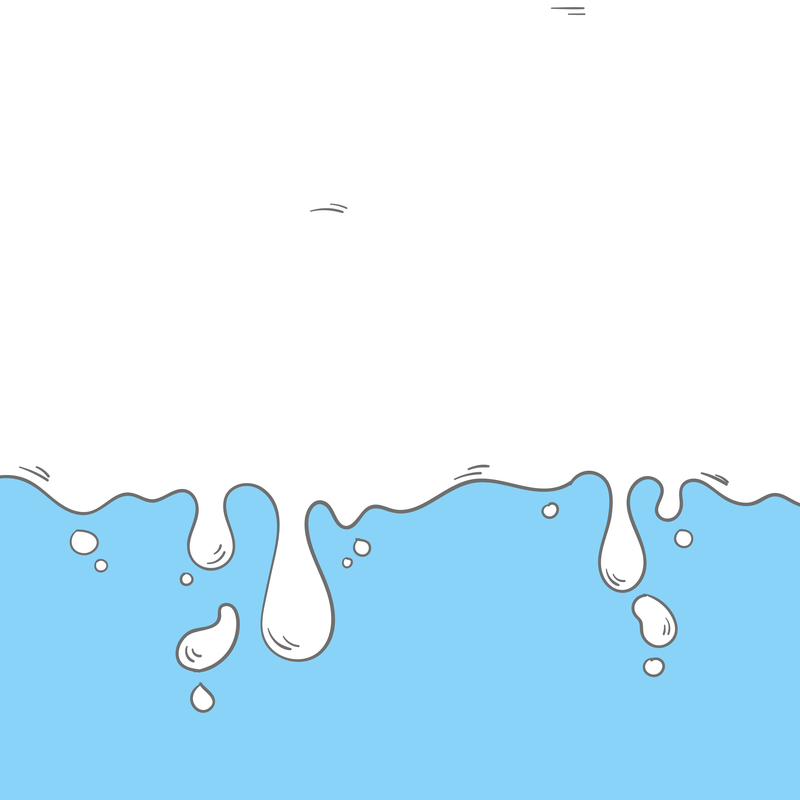 卡通牛奶水滴广告背景素材