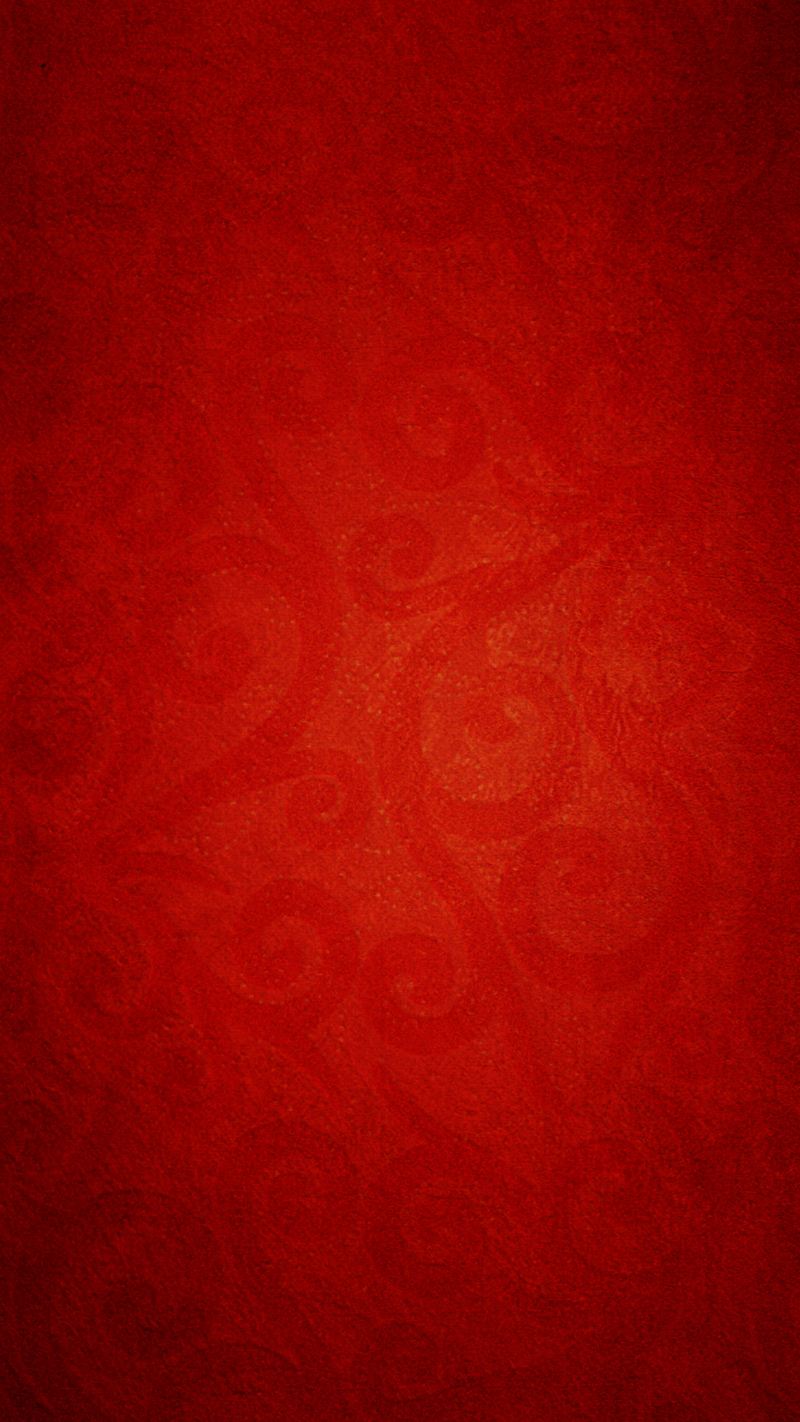 新春花纹纹理红色H5背景素材