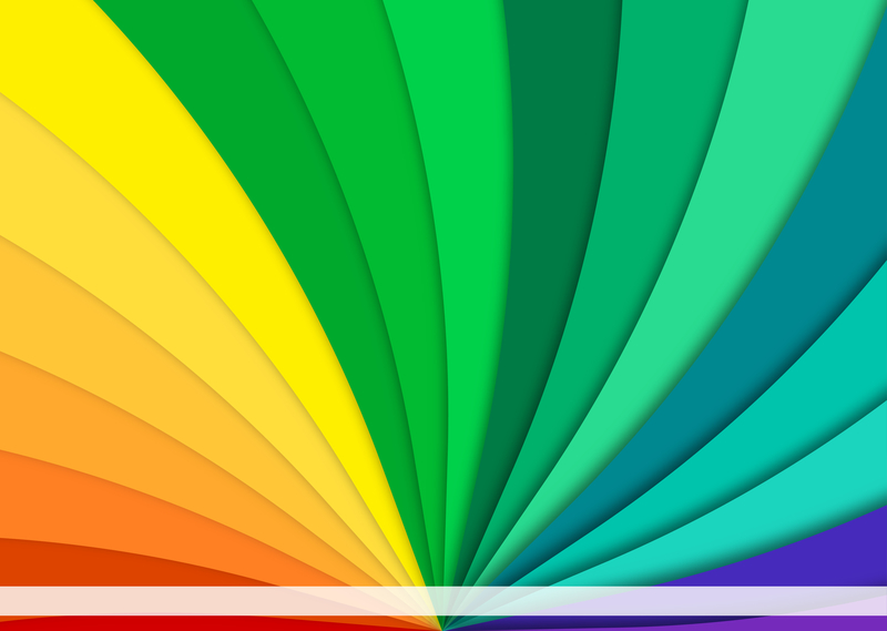 抽象几何彩虹渐变色块背景素材