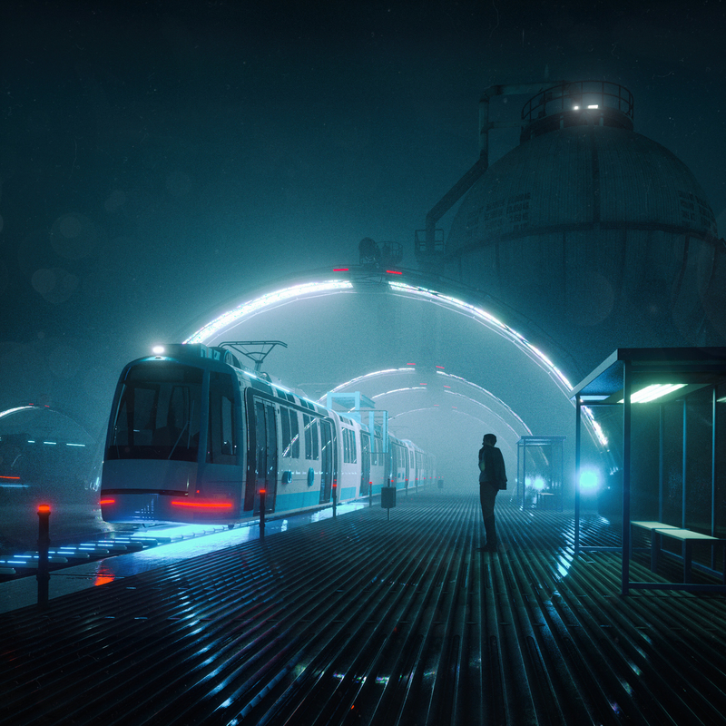 蓝色未来车站