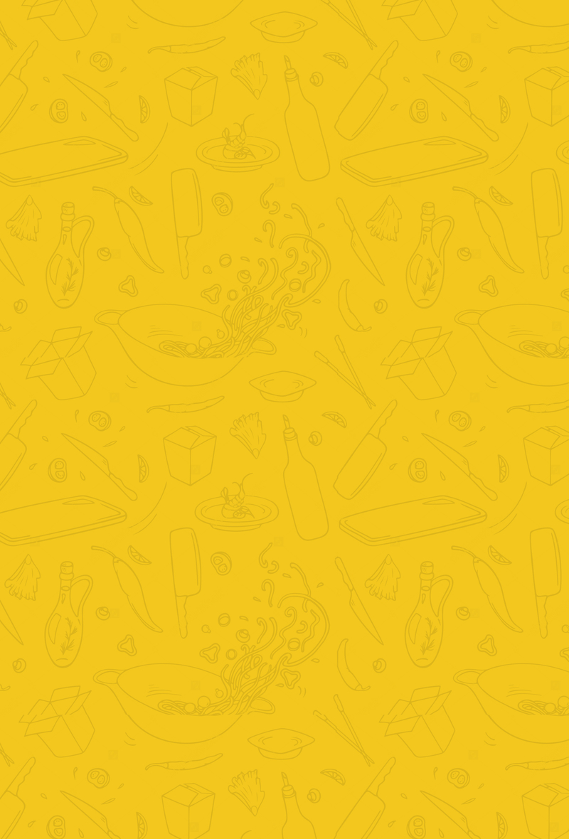 黄色卡通餐厅纹理背景素材
