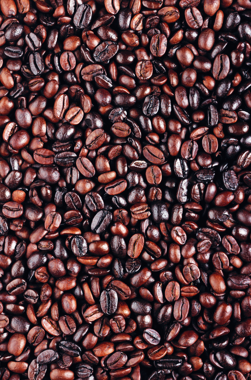 深棕色咖啡可可豆背景图