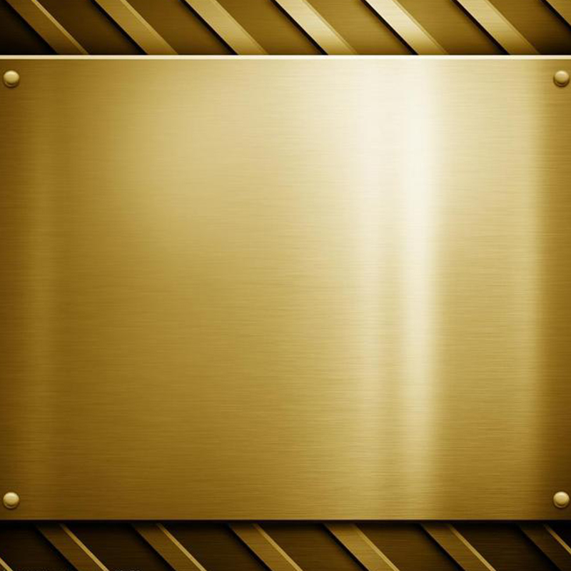 大气金色金属钢板背景