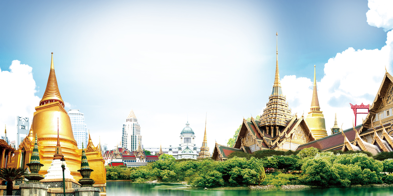 泰国旅游宣传海报背景素材