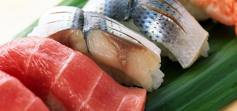 美食肉类鱼肉寿司食品淘宝背景