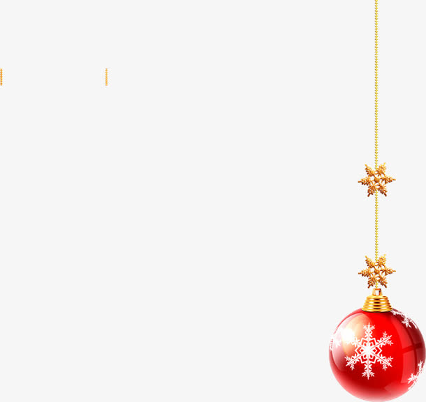 创意圣诞节元素合成红色的彩球