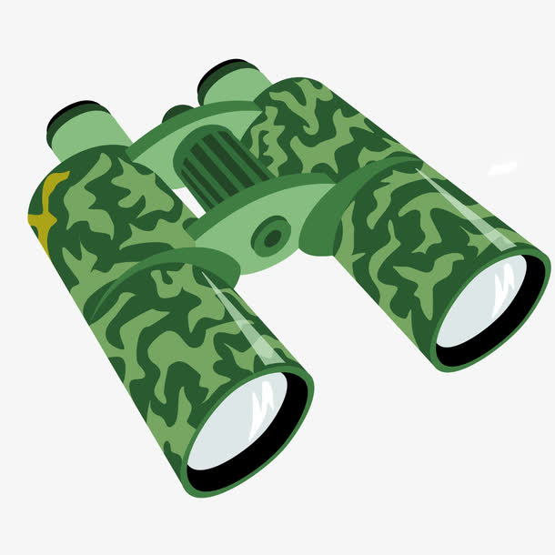 绿色迷彩军用望远镜