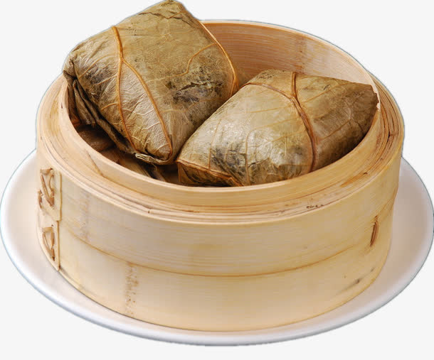 荷叶糯米蒸粽子