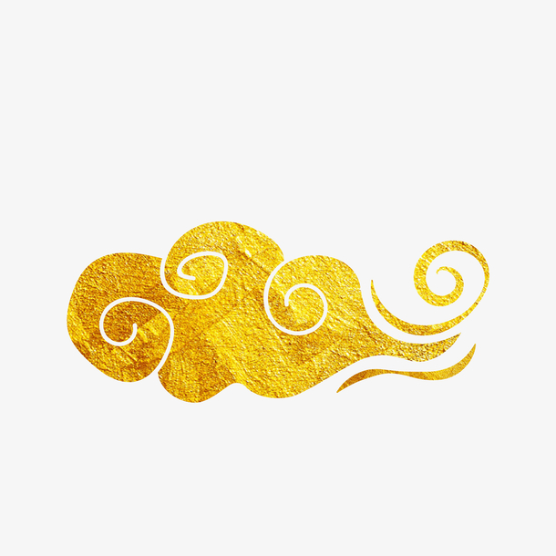 中国风，金色云纹，金箔纹理