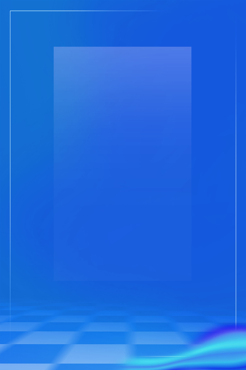 蓝色扁平简约清新几何线框背景