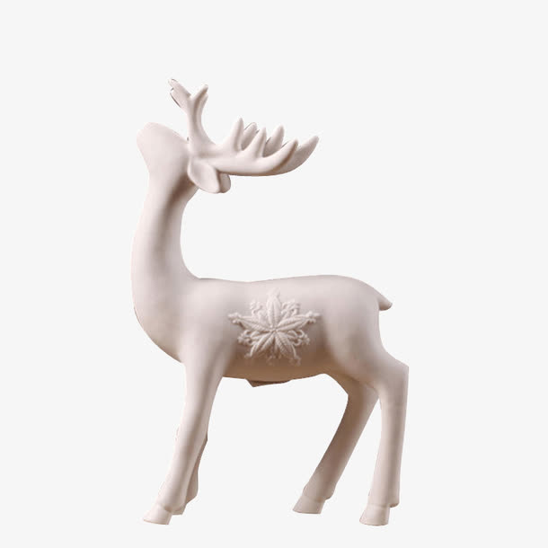 家居装饰品陶瓷鹿摆件 橱窗客厅