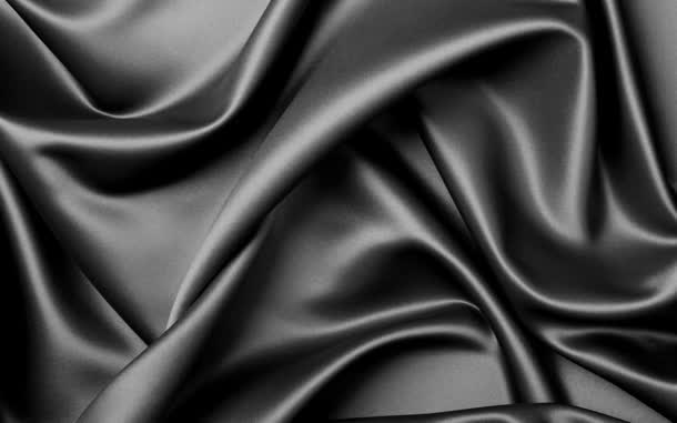 黑色丝绸光滑矢量背景素材