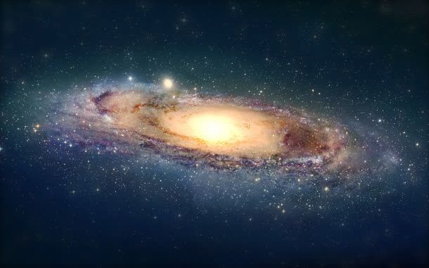 宇宙中的银河系海报背景