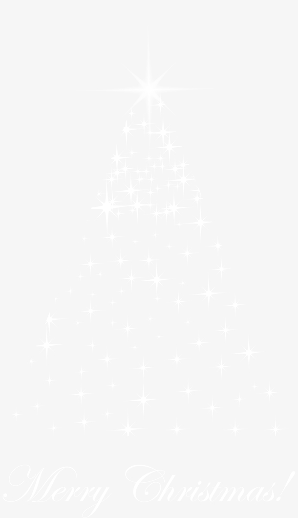 圣诞节白色圣诞树