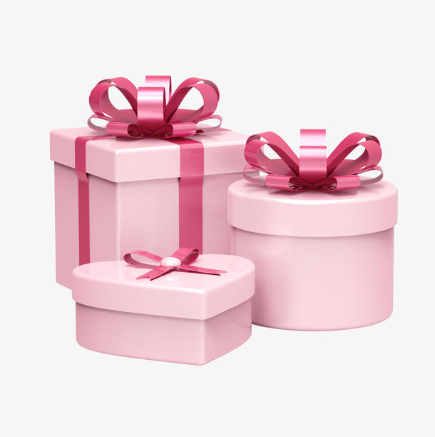 礼盒礼物盒子礼盒粉色