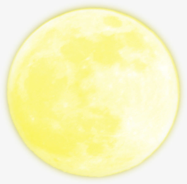 黄色发光的月亮中秋背景