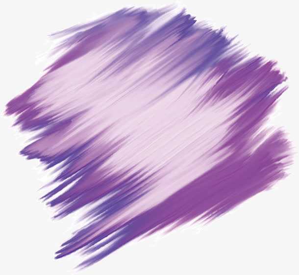 紫色水彩涂鸦笔刷