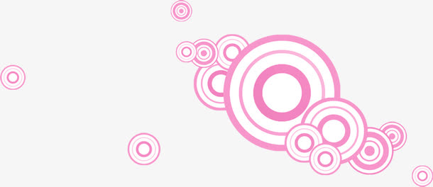 粉色圆环背景图