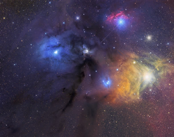 天蝎座星空景观图片