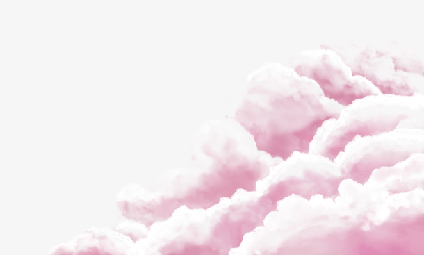 梦幻粉色云层