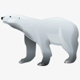 北极熊动物PNG图标