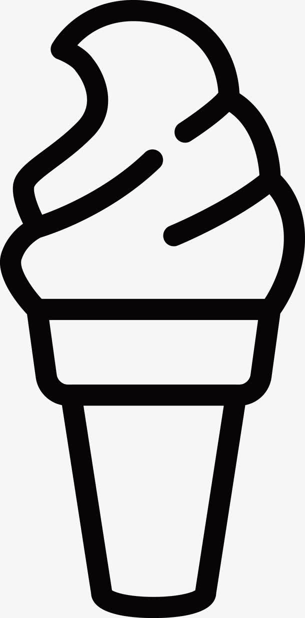 创意矢量冰淇淋素材图