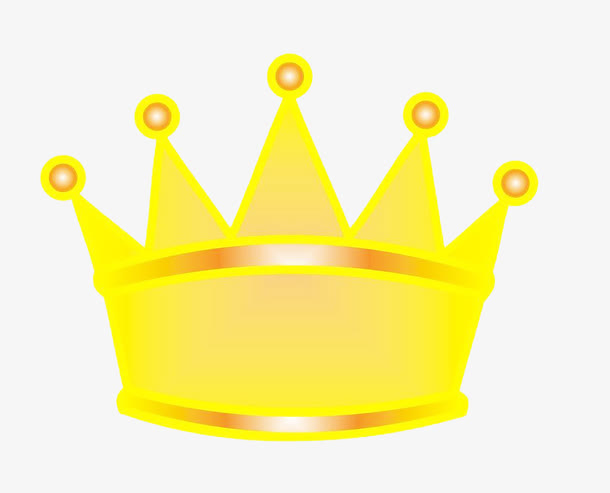 黄色的皇冠图片素材