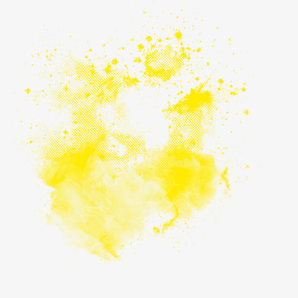 黄色的烟雾