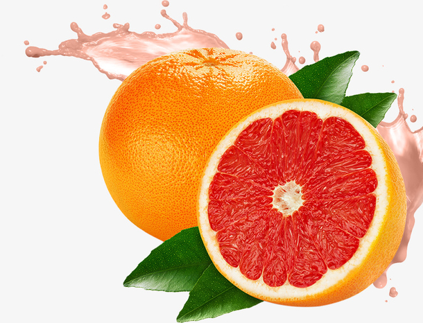 柚子素材 柚子产品图 红心柚子