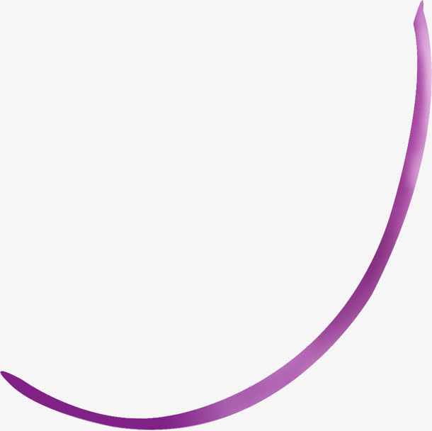 紫色半圆形弧线七夕
