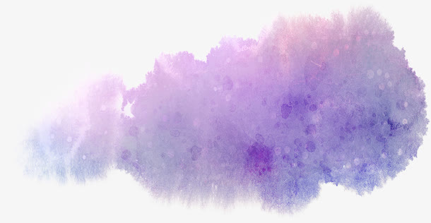紫色中国风水墨水印
