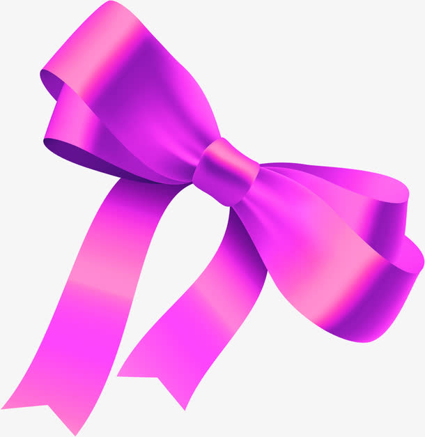 紫色蝴蝶节彩带