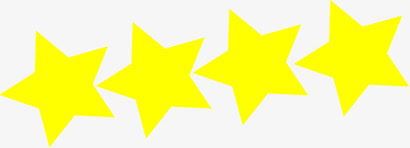 黄色的四颗五角星