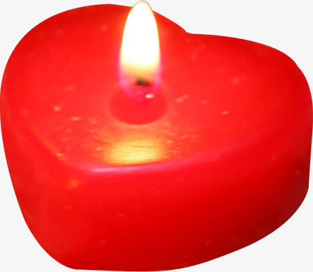 蜡烛红色心形