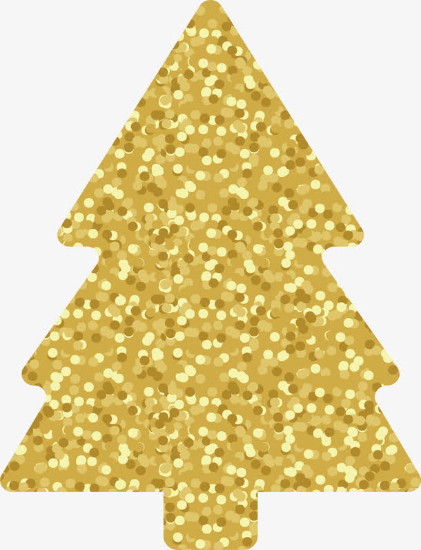 金色圣诞树