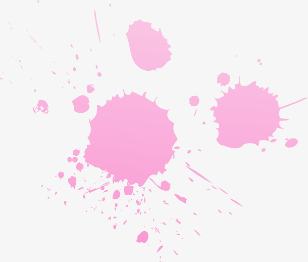 粉色水彩圆点