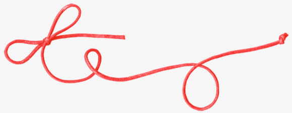 红绳蝴蝶结图片
