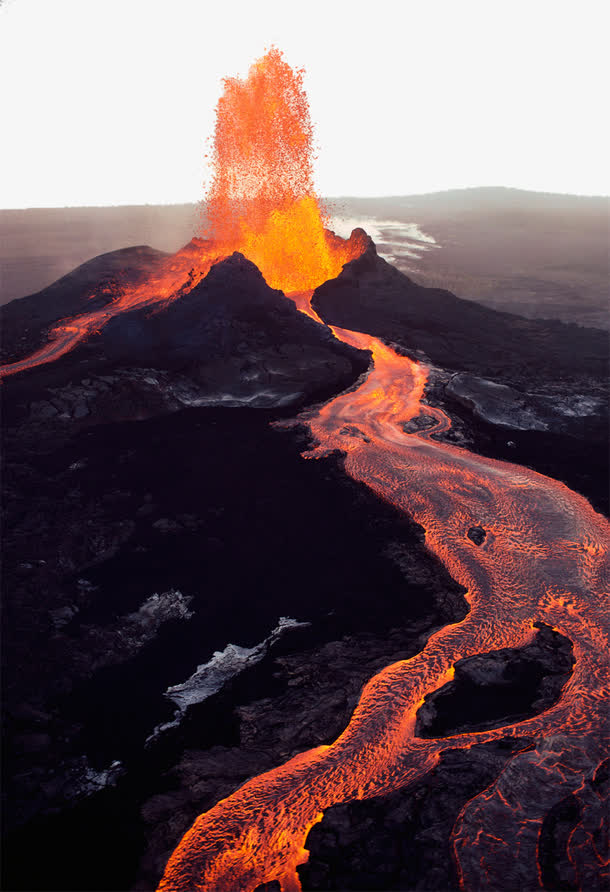 高温火山熔岩