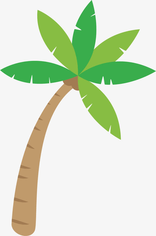 一颗歪脖子椰子树