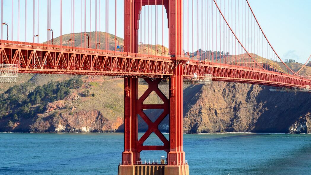 3840x2160 大桥 海峡 海岸 金门 旧金山壁纸 背景4k uhd 16:9