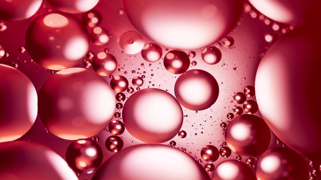 3840x2160 液体 油 气泡 宏观 粉红色壁纸 背景4k uhd 16:9