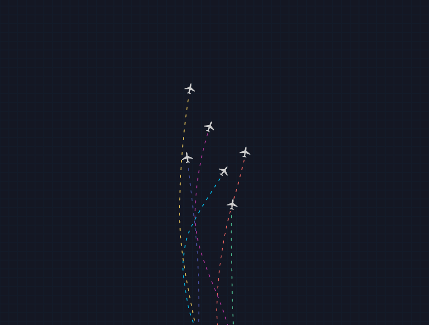 飞机飞行轨迹图制作，航线动画模板下载