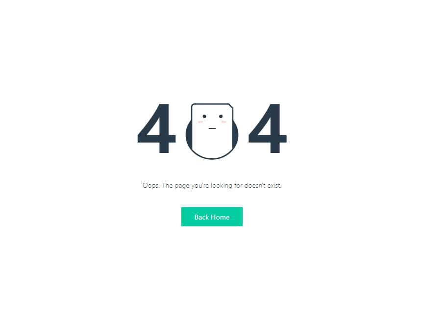 错误页面模板参考，404动画素材